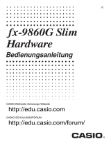 Casio fx 9860gslim Bedienungsanleitung