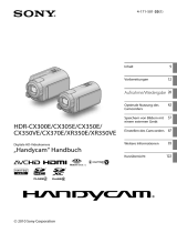 Sony HDR-XR350VE Bedienungsanleitung