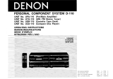Denon D-110 Bedienungsanleitung