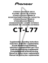 Pioneer CT-L77 Benutzerhandbuch