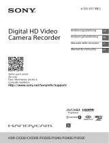 Sony HDR-CX330 Bedienungsanleitung