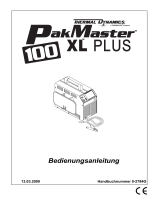 ESAB PakMaster™ 100 XL™ Plus Benutzerhandbuch
