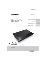 Sony UBPX500UBPX500B.EC1UBP-X500UBP-X500UBP X500 Bedienungsanleitung
