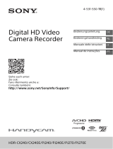 Sony HDR-CX240E Bedienungsanleitung