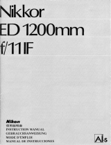 Nikon NIKKOR ED 1200MM F/11 IF Bedienungsanleitung