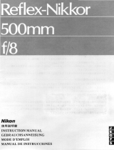 Nikon REFLEX - NIKKOR 500MM F / 8 Bedienungsanleitung
