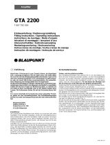Blaupunkt GTA 2200 Bedienungsanleitung
