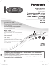 Panasonic RXD50EG Bedienungsanleitung