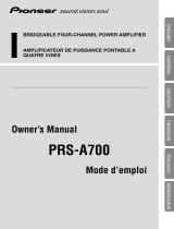 Pioneer PRS-A700 Benutzerhandbuch
