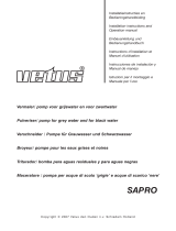 Vetus Sani processor type SAPRO Installationsanleitung