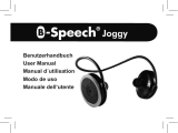 B-Speech Joggy Benutzerhandbuch