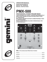 Gemini PMX-500 Benutzerhandbuch
