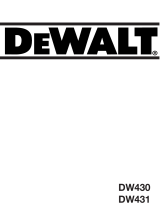 DeWalt DW431 Bedienungsanleitung