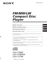 Sony CDX-C580RW Bedienungsanleitung