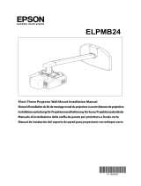 Epson Руководство по установке устройства настенного крепления модели ELPMB24 Benutzerhandbuch