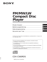 Sony cdx c 560 rds Bedienungsanleitung