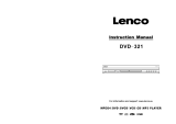 Lenco DVD-321 Bedienungsanleitung