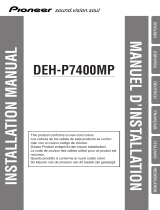 Pioneer DEH-P7400MP Installationsanleitung