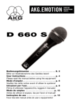 AKG D 660 S Bedienungsanleitung
