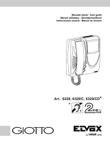 Elvox Giotto 6329/C Benutzerhandbuch
