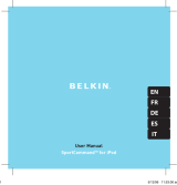 Belkin SPORTCOMMAND POUR IPOD #F8Z076EA Bedienungsanleitung