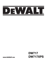 DeWalt DW717XPS Benutzerhandbuch