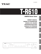 TEAC T-R610 Bedienungsanleitung