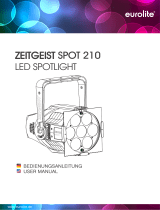 EuroLite ZEITGEIST SPOT 210 Benutzerhandbuch