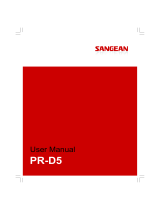 Sangean PR-D5 Bedienungsanleitung