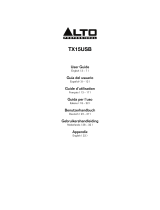 Alto TX15USB Benutzerhandbuch