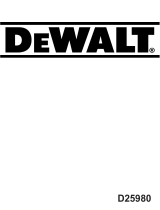 DeWalt D25980 Bedienungsanleitung