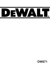 DeWalt DW871 T 1 Bedienungsanleitung