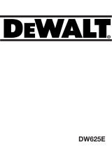 DeWalt Oberfräse DW 625 E Benutzerhandbuch