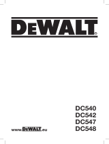 DeWalt DC542 Bedienungsanleitung