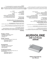 AUDIOLINE UDR300 Benutzerhandbuch