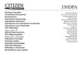 Citizen 350DPA Benutzerhandbuch
