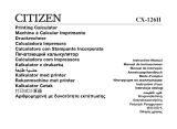 Citizen CX-126II Benutzerhandbuch