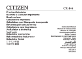 Citizen CX-146 Benutzerhandbuch