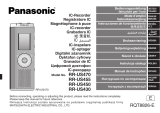 Panasonic RR-US450 Diktiergerät Bedienungsanleitung