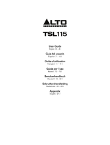 Alto TSL115 Benutzerhandbuch