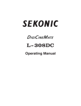 Sekonic L-308DC DIGICINEMATE Bedienungsanleitung