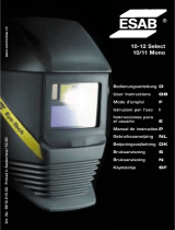 ESAB Eye Tech 10-12 Select Head protection Benutzerhandbuch