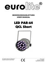 EuroLite LED PAR-64 QCL Short Benutzerhandbuch