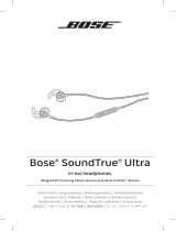 Bose SoundTrue® Ultra in-ear headphones – Samsung and Android™ devices Schnellstartanleitung