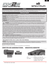 Spektrum DX2E V3 Channel DSMR Surface Radio System Benutzerhandbuch