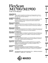 Eizo M1900 Benutzerhandbuch