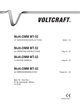 VOLTCRAFT MULTI-DMM MT-52 - V09-10 Bedienungsanleitung