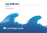 Cambridge Audio Azur 540R V1/V2/V3 Benutzerhandbuch