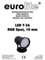 EuroLite LED T-36 Benutzerhandbuch