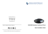 Grandstream Networks GAC2500 Quick Installation Guide
